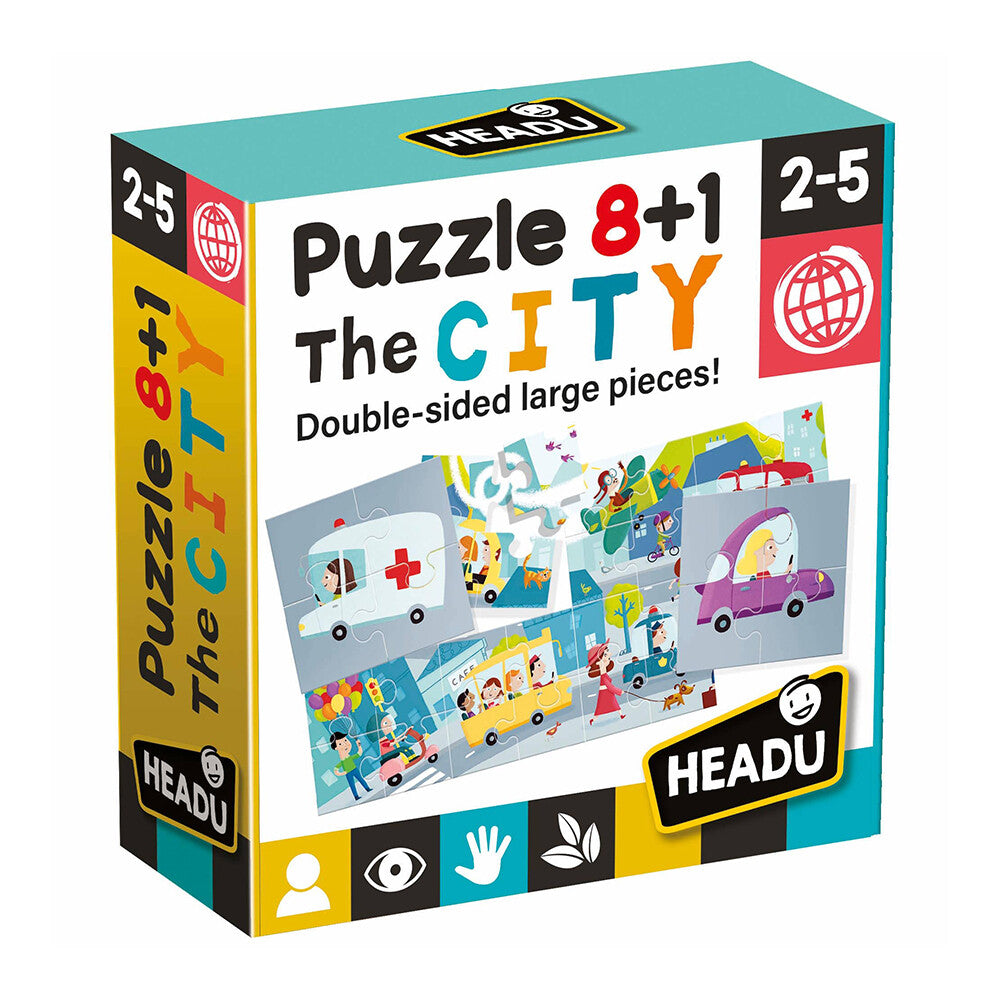 HEADU 8+1 ÇİFT TARAFLI ŞEHİR PUZZLE - IT20508